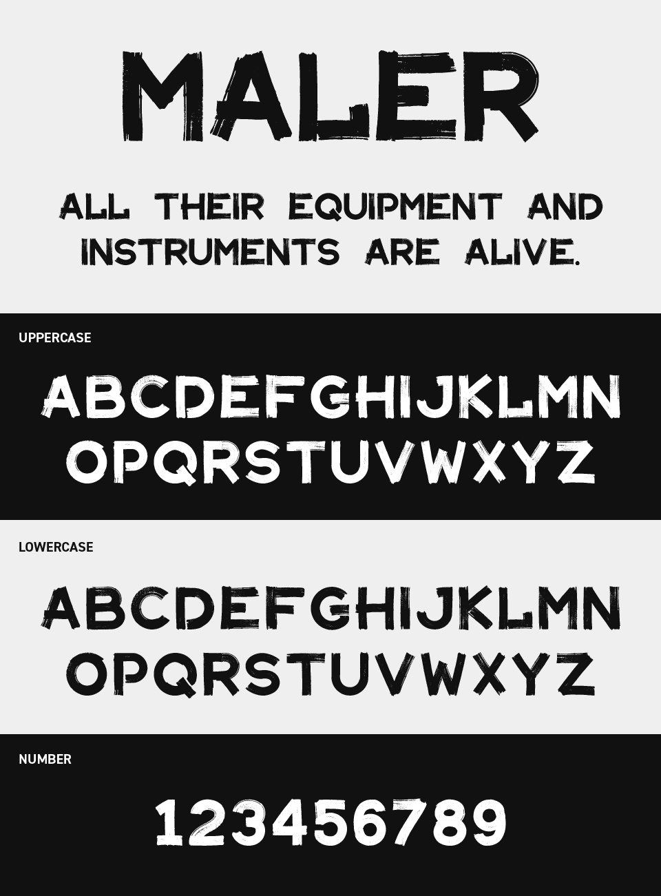 MALER Font