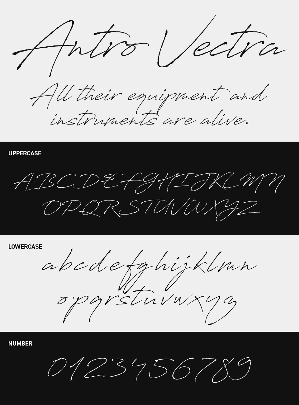 Antro Vectra Font