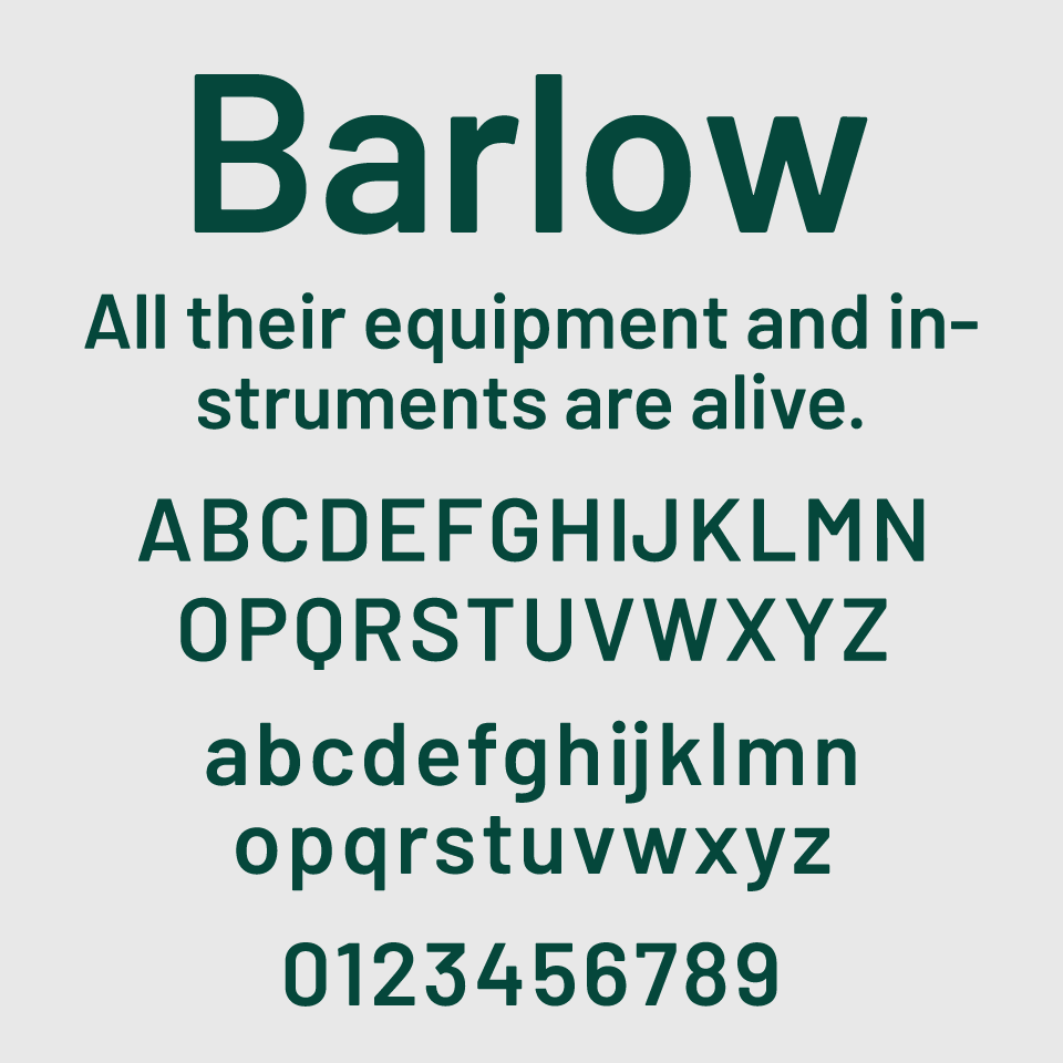 Barlow Font