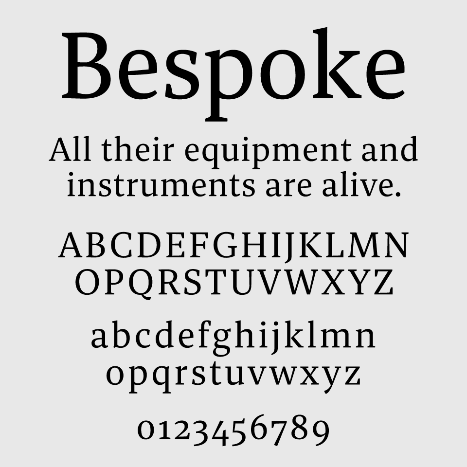 Bespoke Font