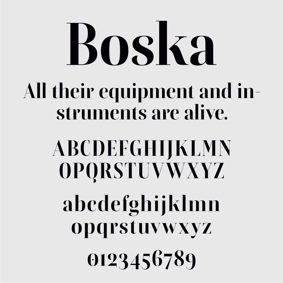 Boska Font