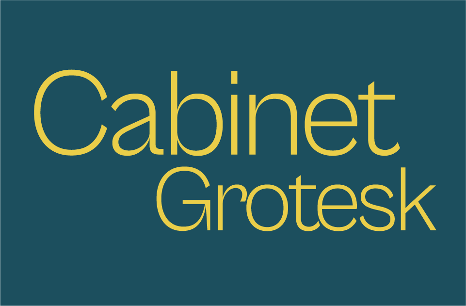 Cabinet Grotesk Font