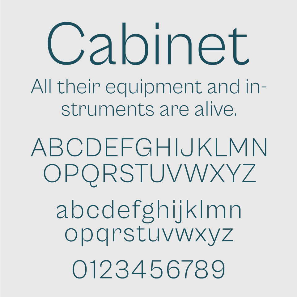 Cabinet Grotesk Font