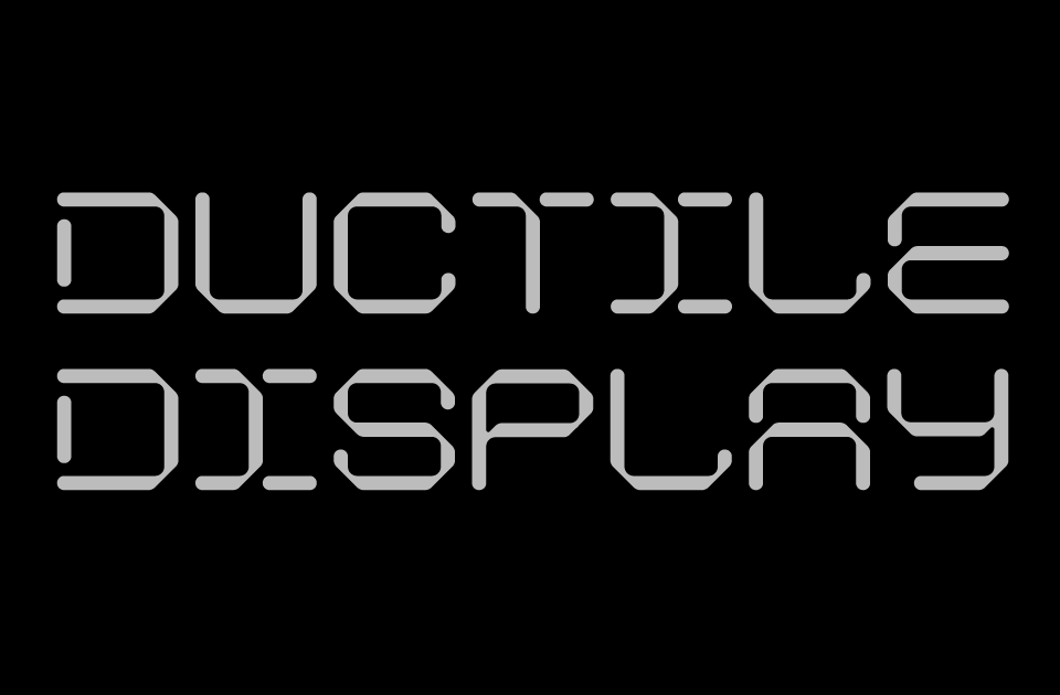 Ductile Display Font