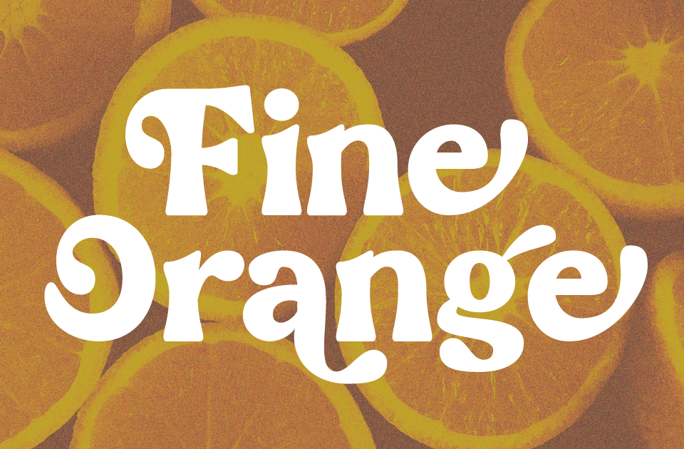 Fine Orange Font
