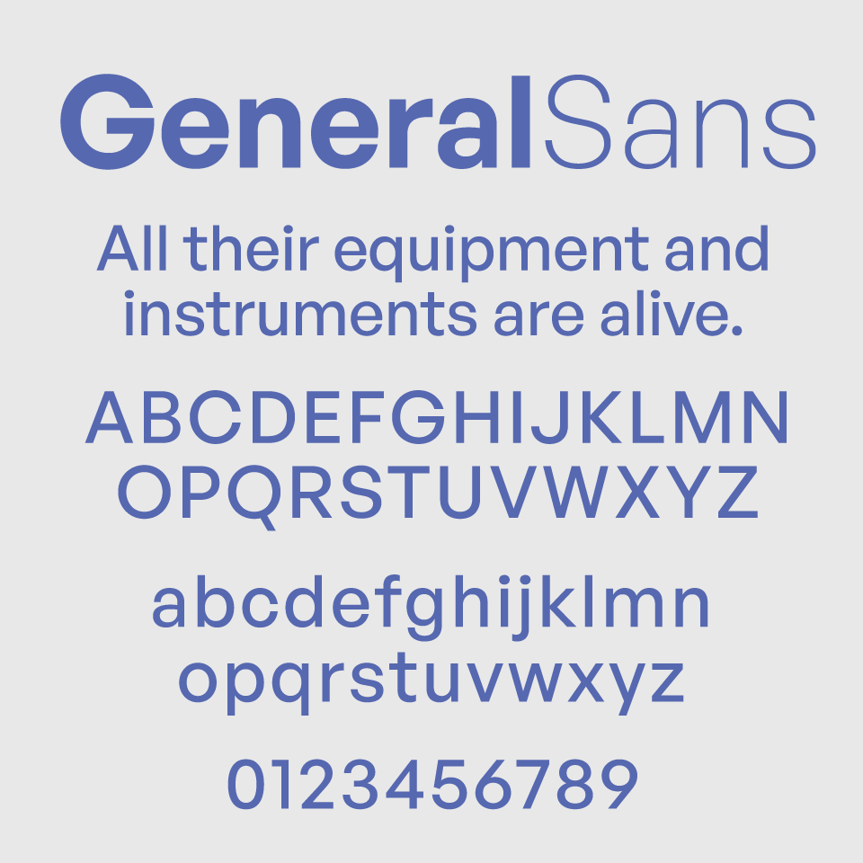 General Sans Font