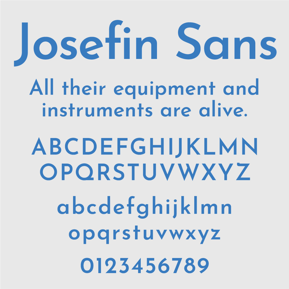 Josefin Sans Font