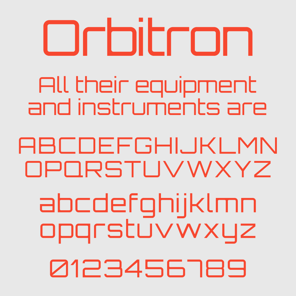 Orbitron Font