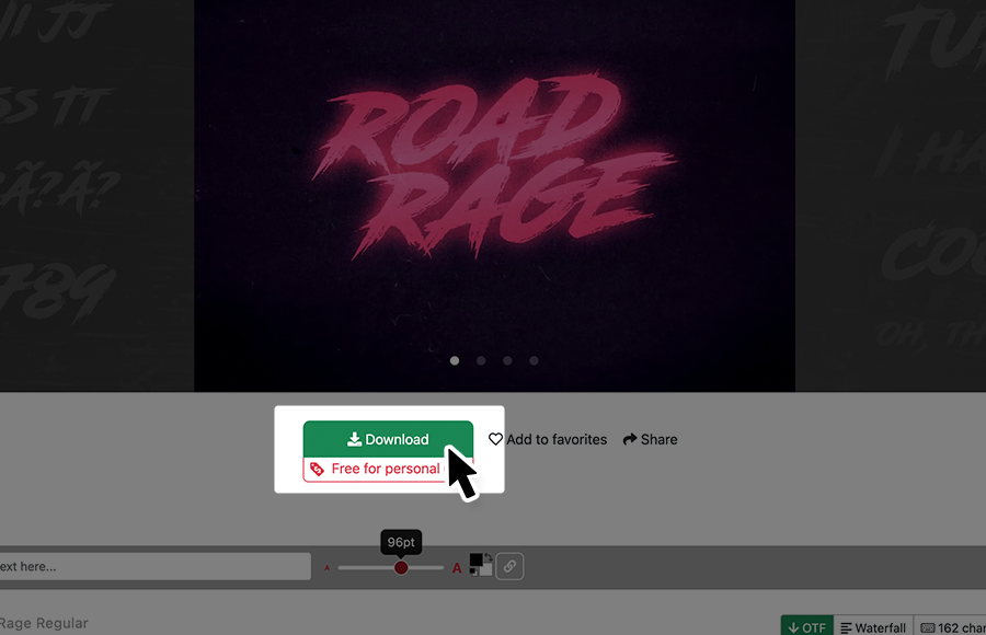 Road Rage Font