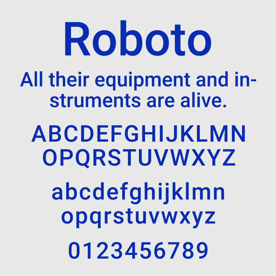 Roboto Font