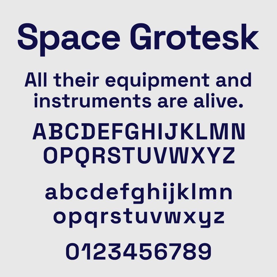 Space Grotesk Font