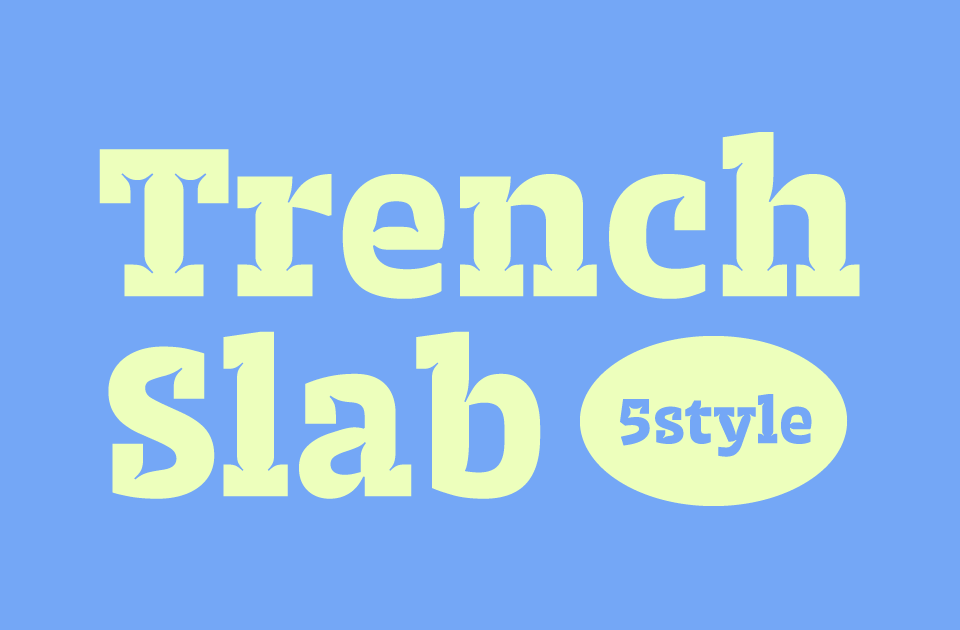 Trench Slab Font