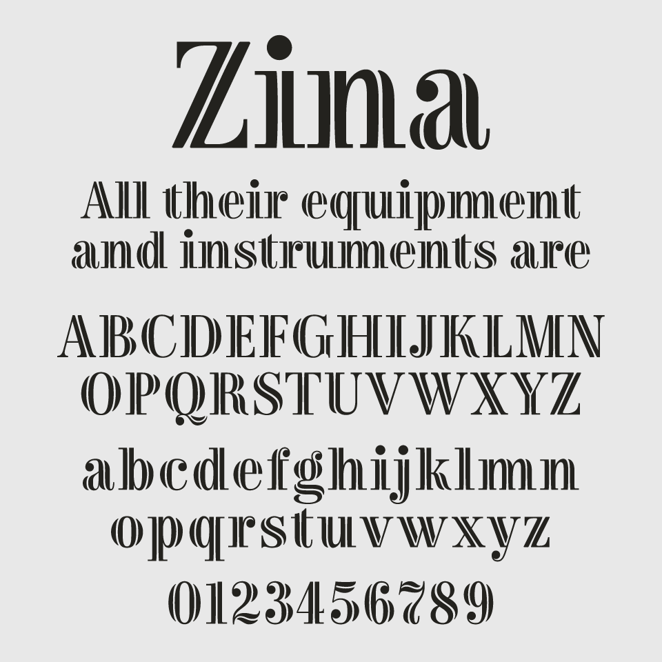 Zima Font