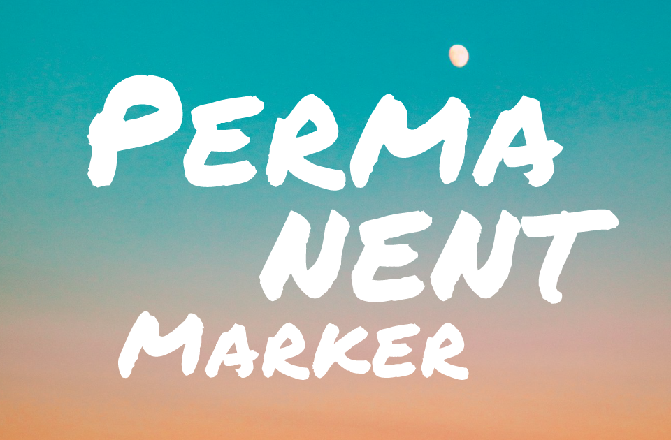 Permanent Marker Font