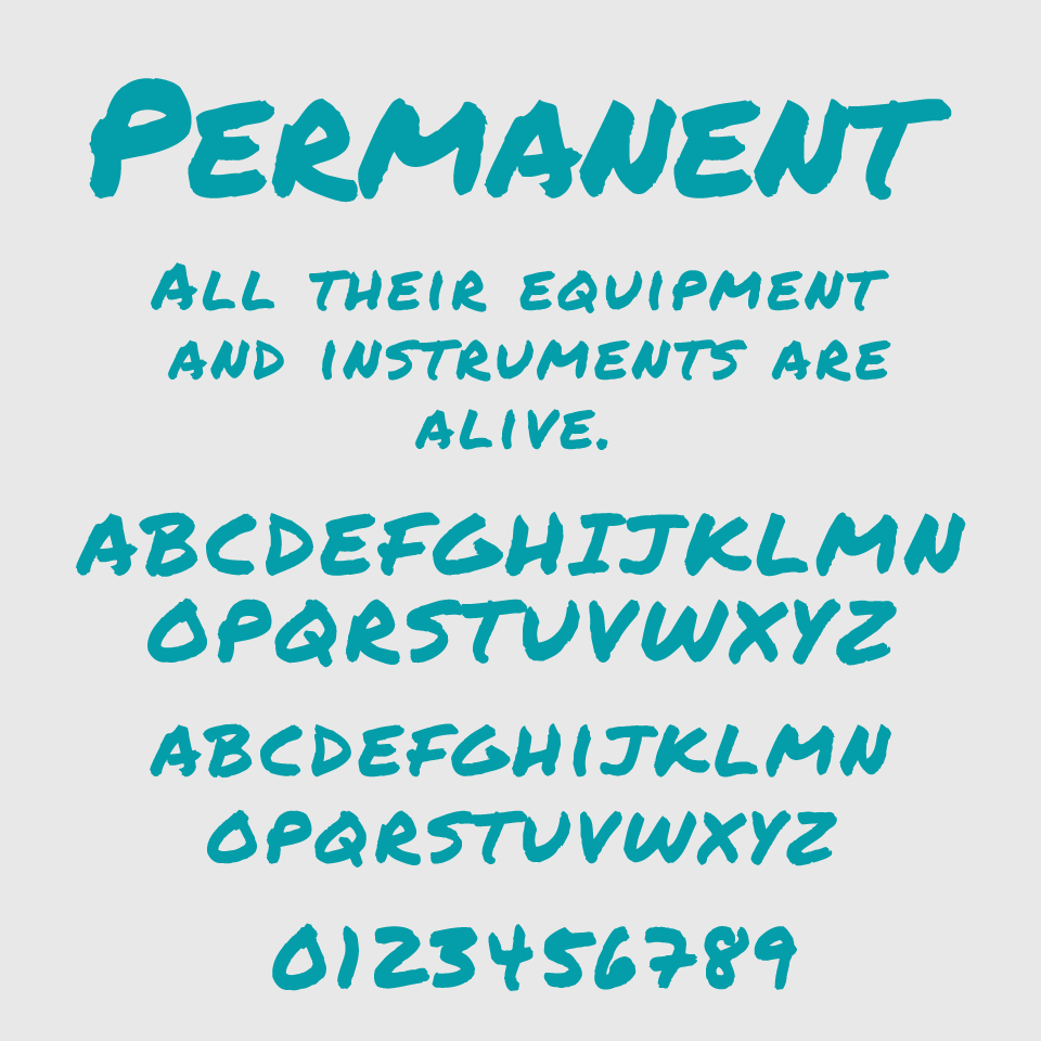 Permanent Marker Font