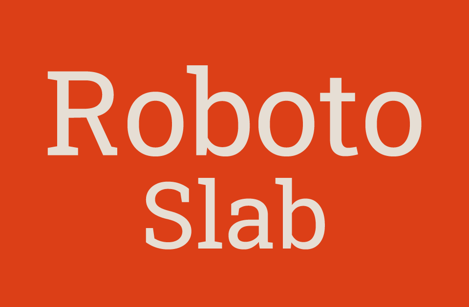 Roboto Slab