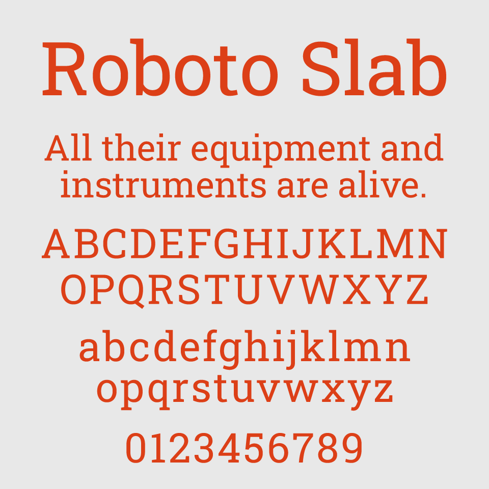 Roboto Slab