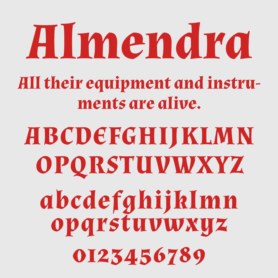 Almendra Font