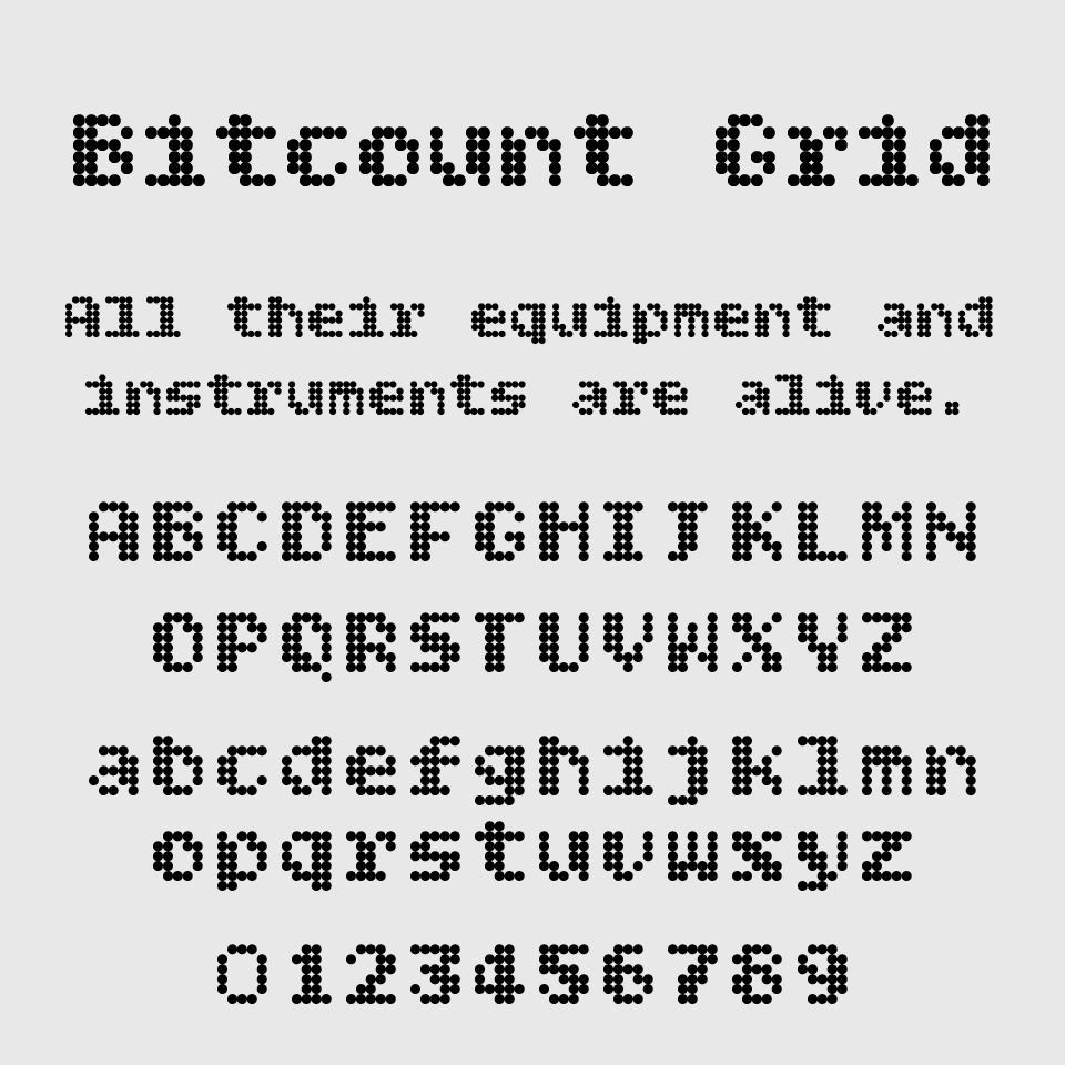 Bitcount Grid Double