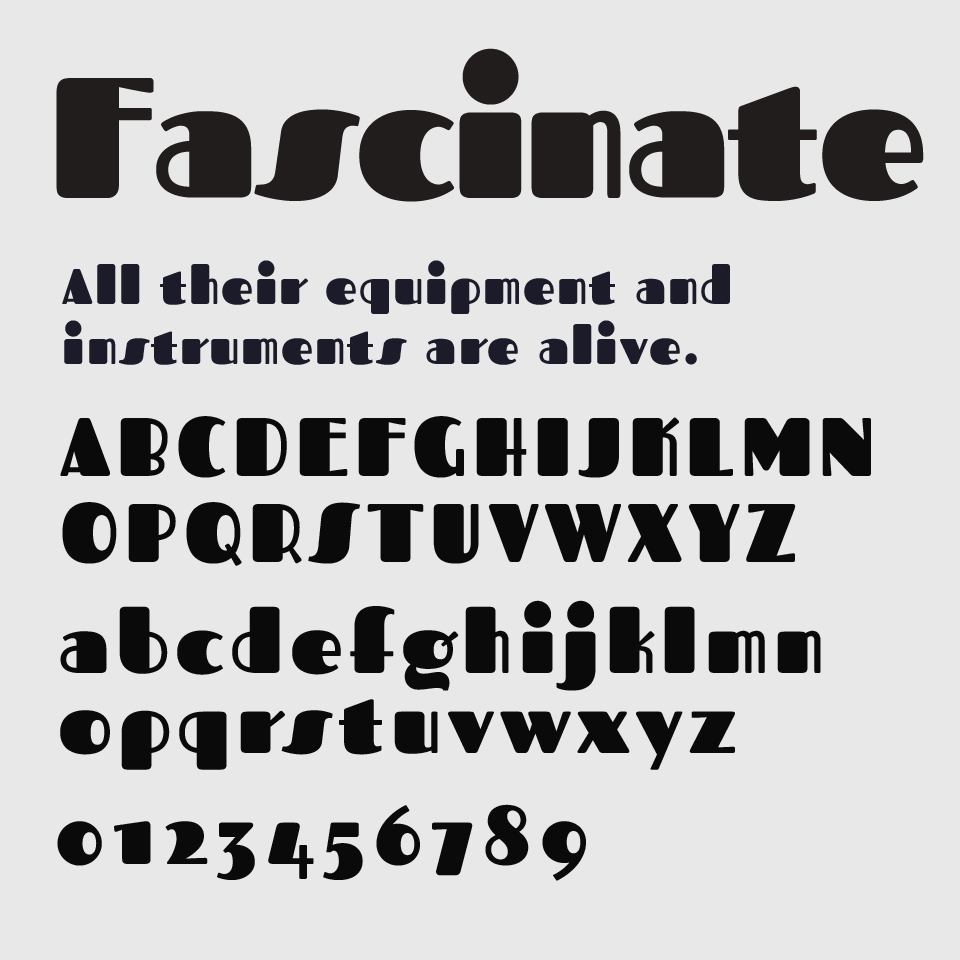 Fascinate Font