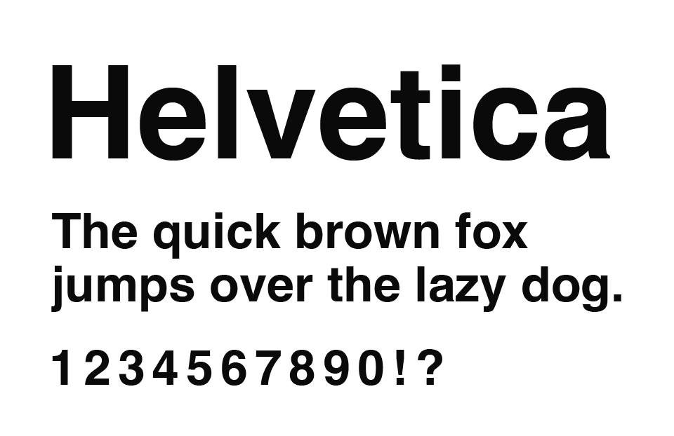 Helvetica (ヘルベチカ) とは