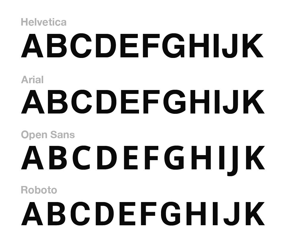 Helvetica (ヘルベチカ) の類似・代替えフォント