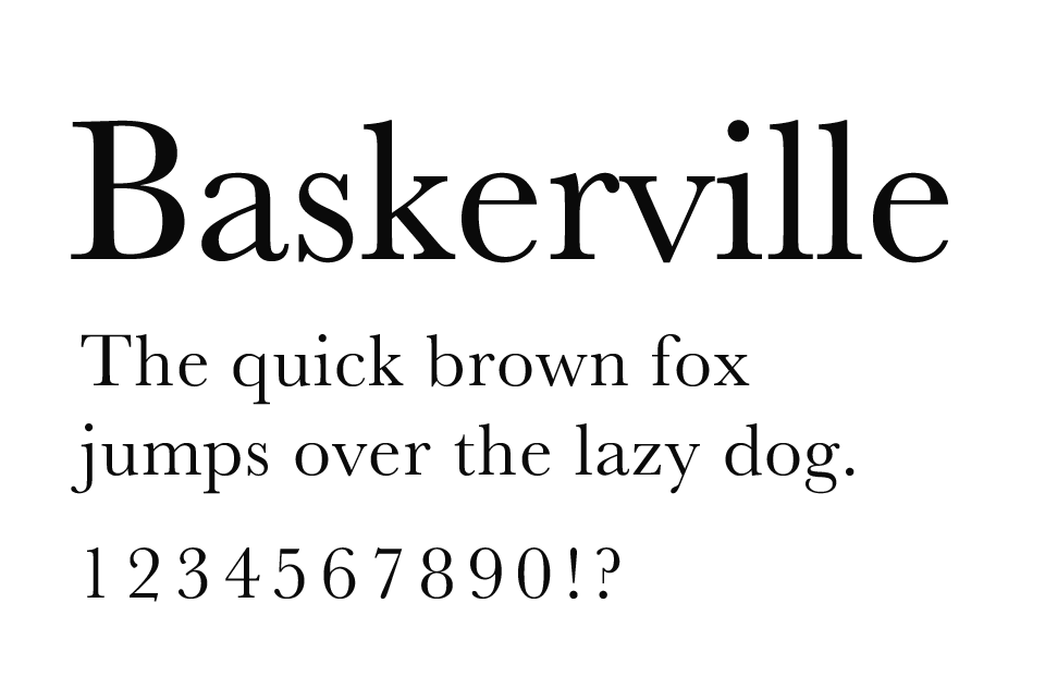 Baskerville（バスカヴィル）とは