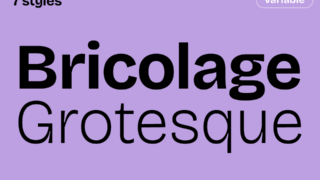 Bricolage Grotesque Font