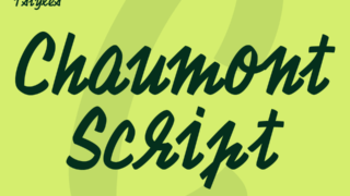 Chaumont Script Font