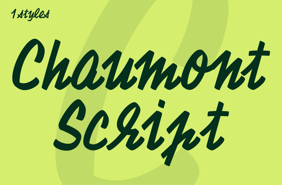 Chaumont Script Font