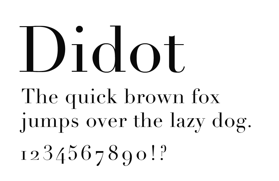 Didot(ディド)とは