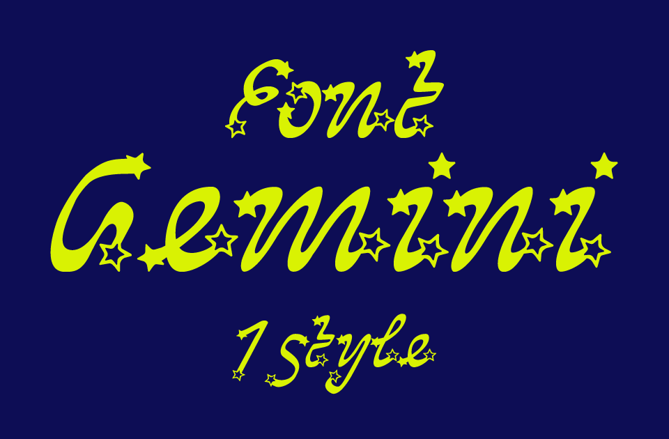 Gemini Font