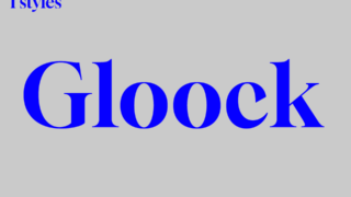 Gloock Font