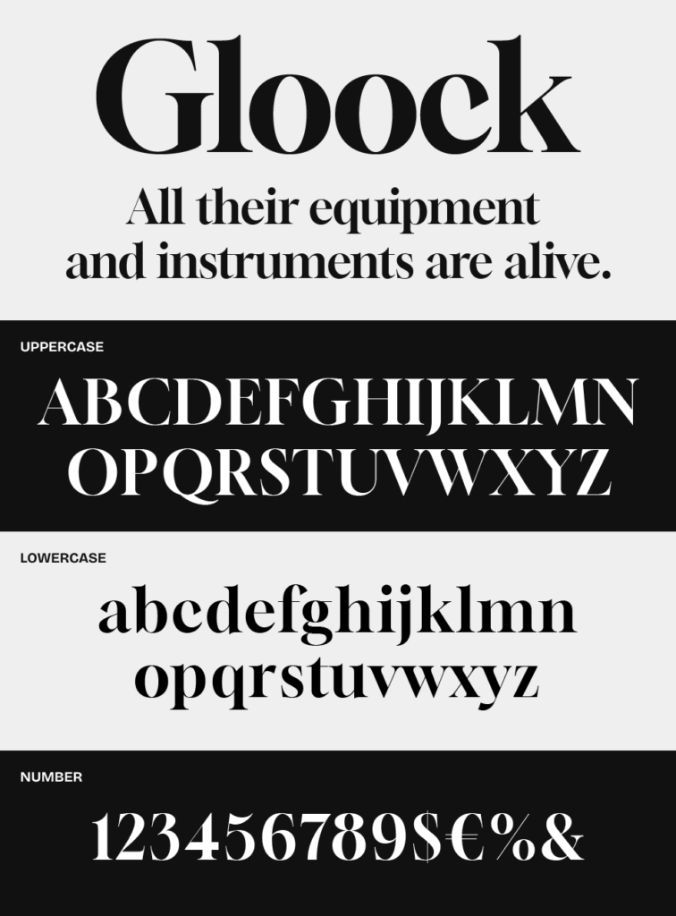 Gloock Font