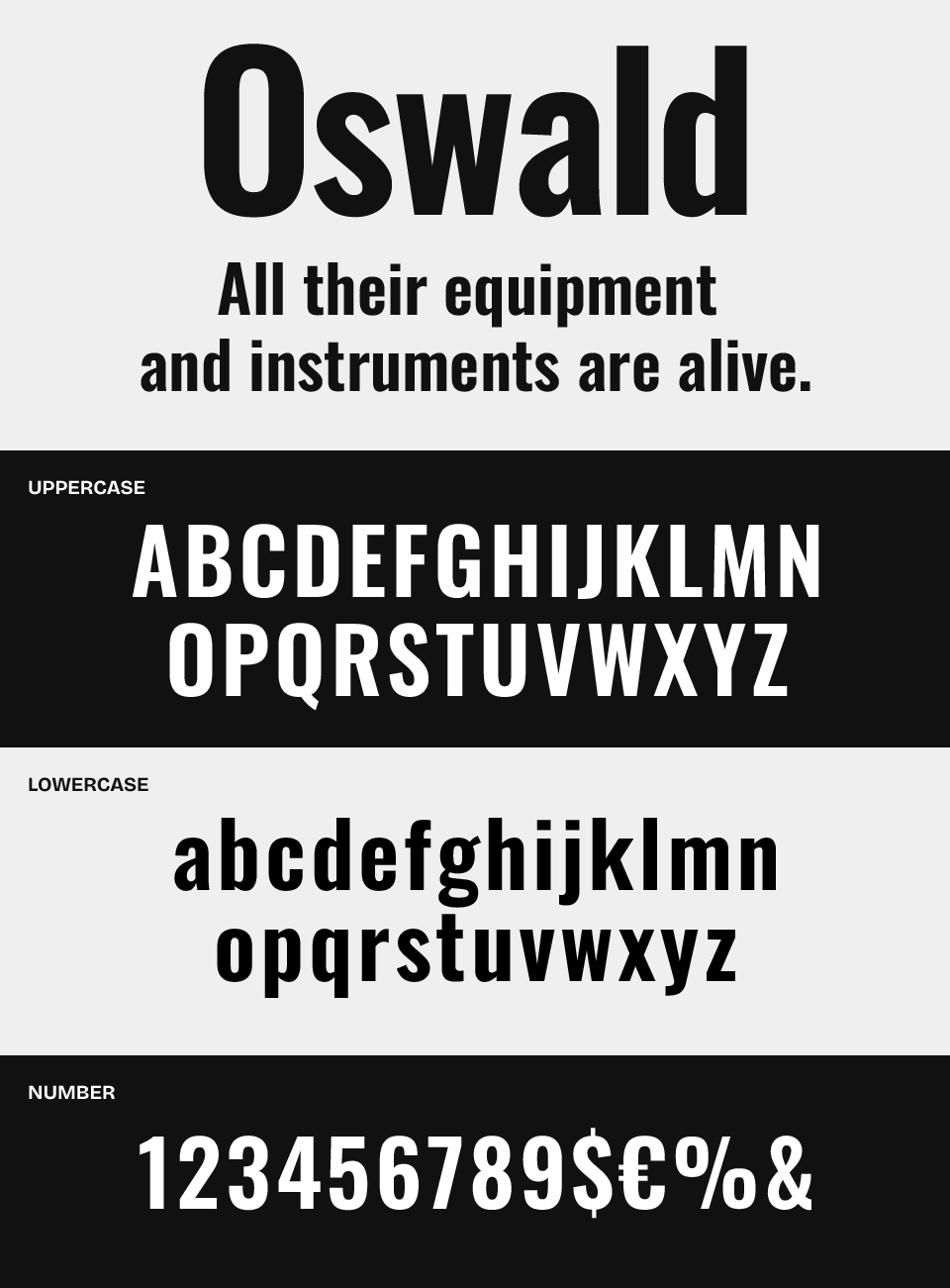 Oswald Font