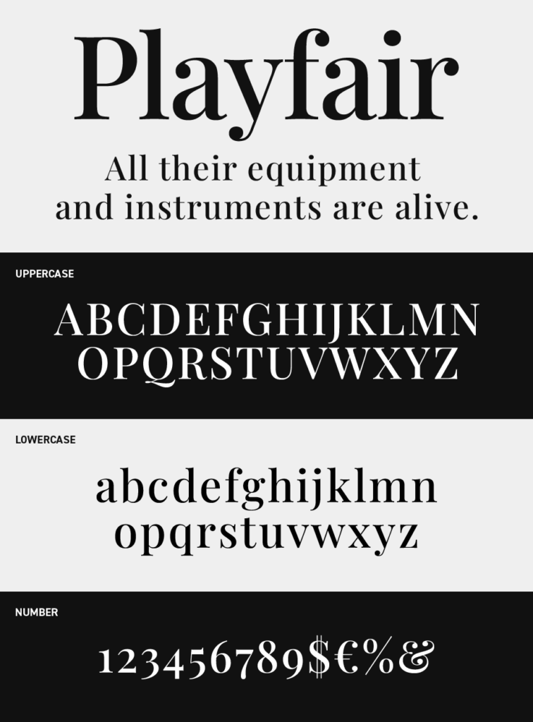 Playfair Display Font