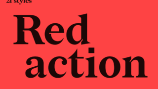 Redaction Font