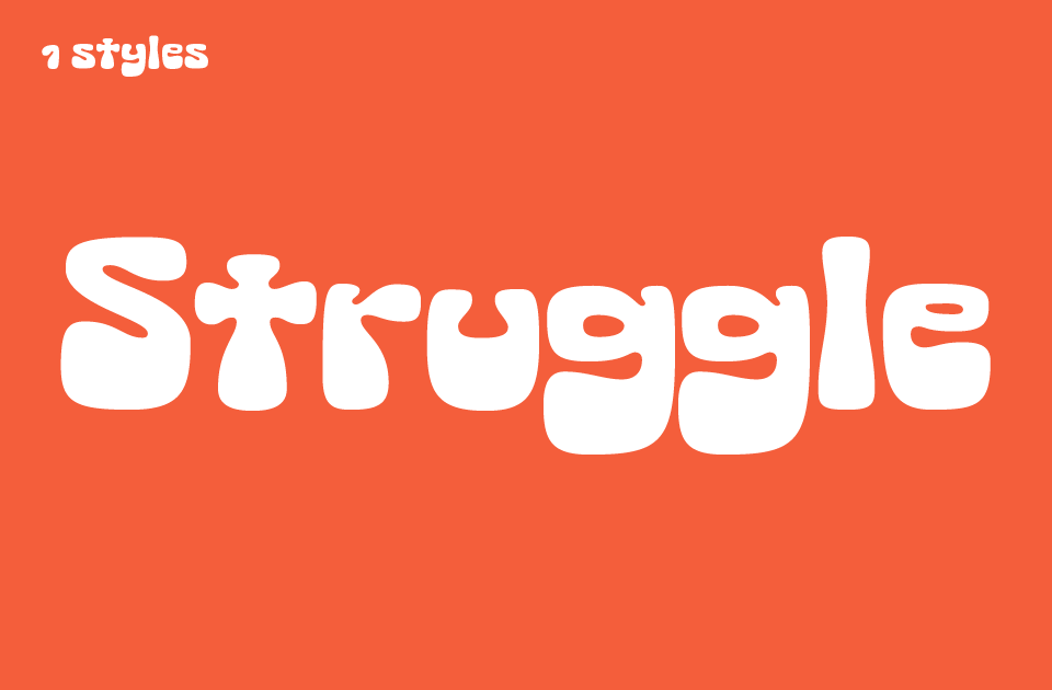 Struggle Font