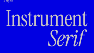 Instrument Serif Font