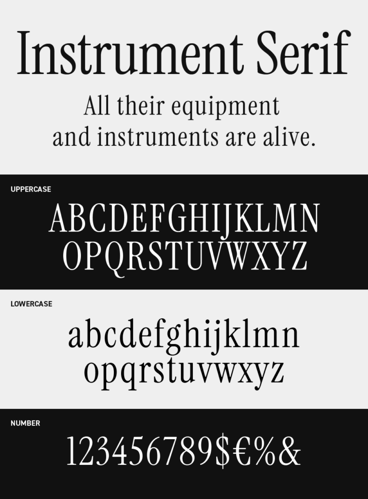 Instrument Serif