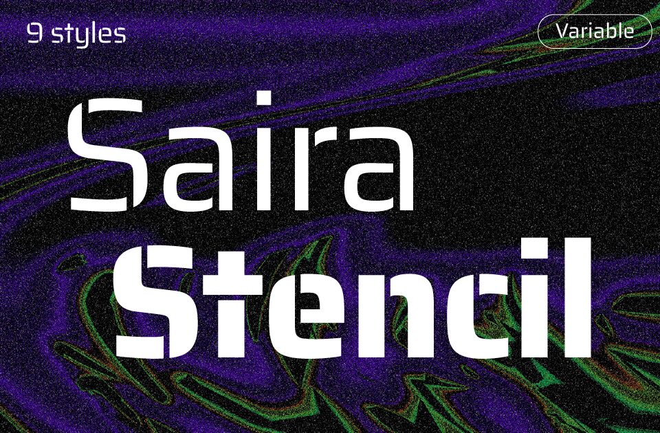 Saira Stencil