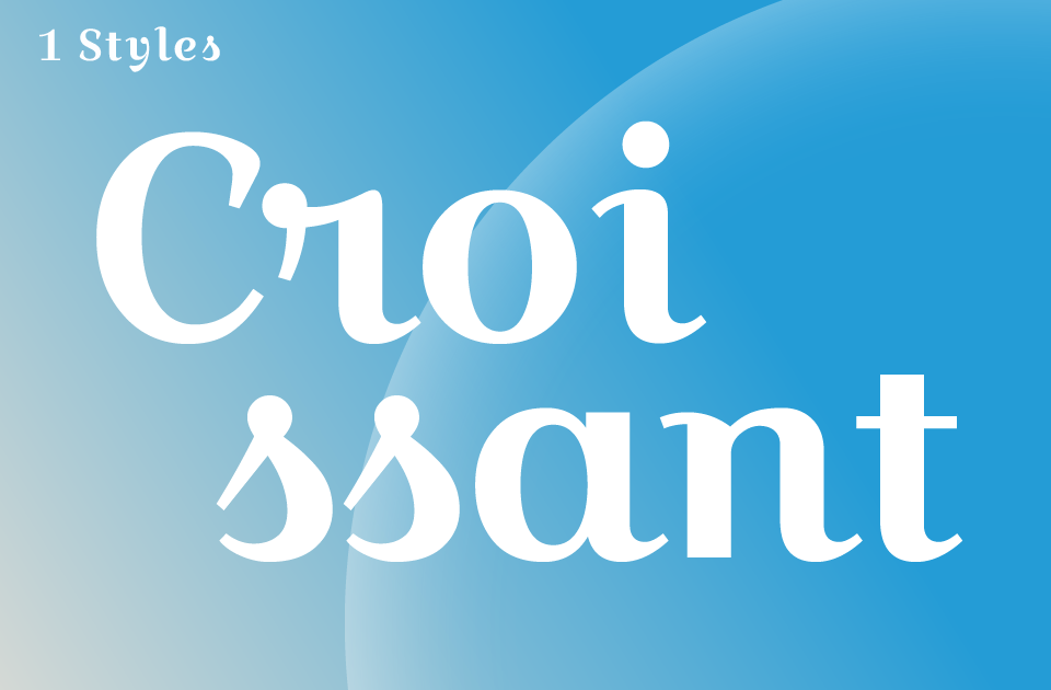 Croissant Font