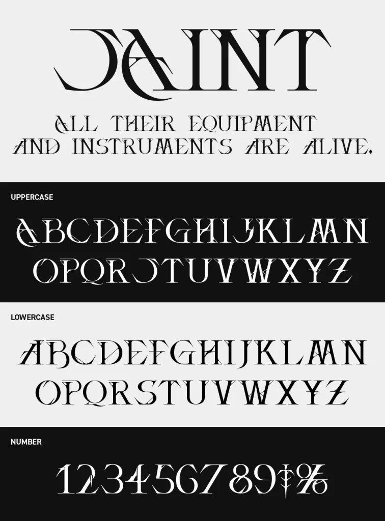 SAINT Font