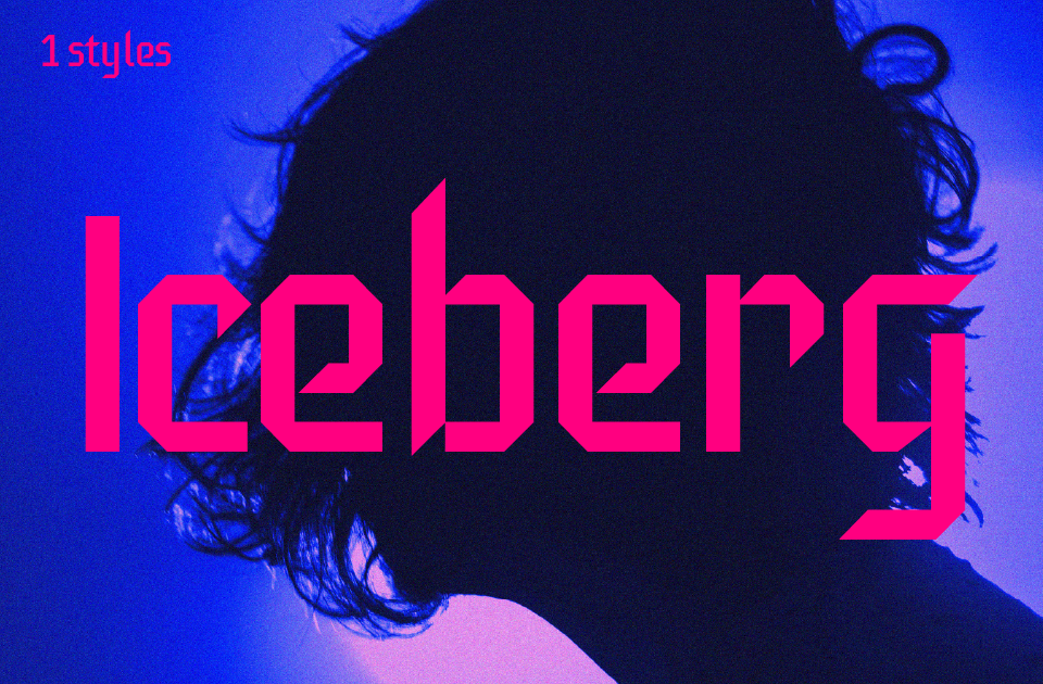 Iceberg Font