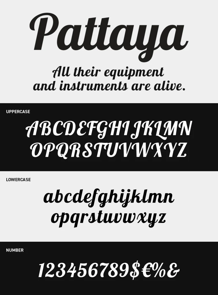 Pattaya Font