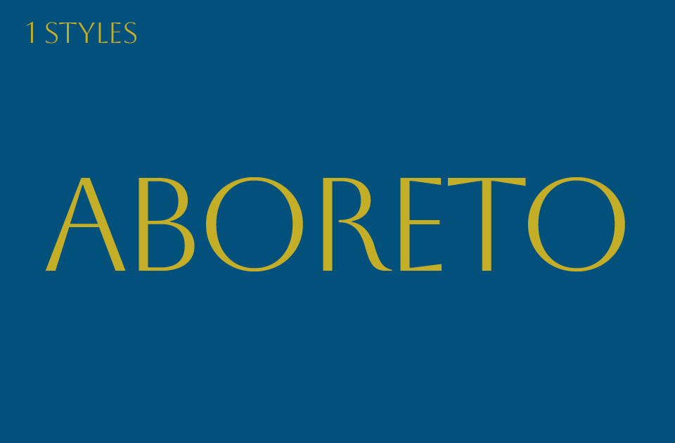 Aboreto Font