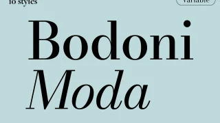 Bodoni Moda Font