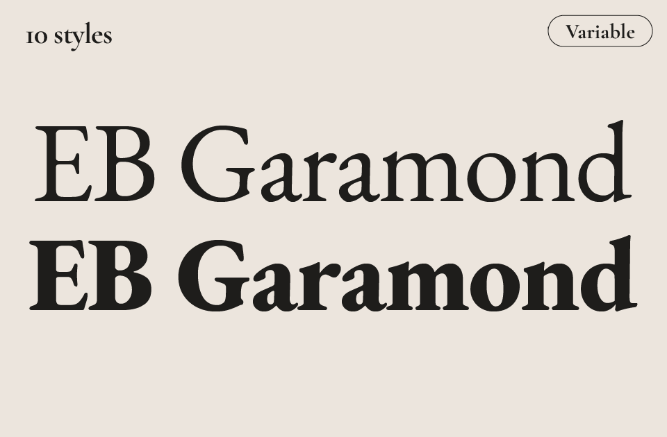 EB Garamond Font