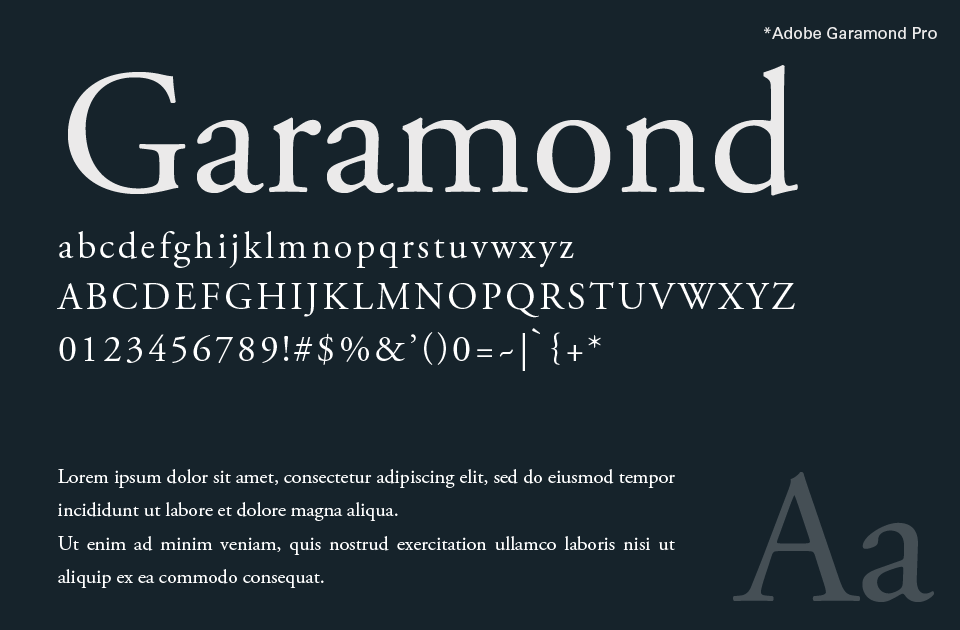 Garamond（ガラモン）