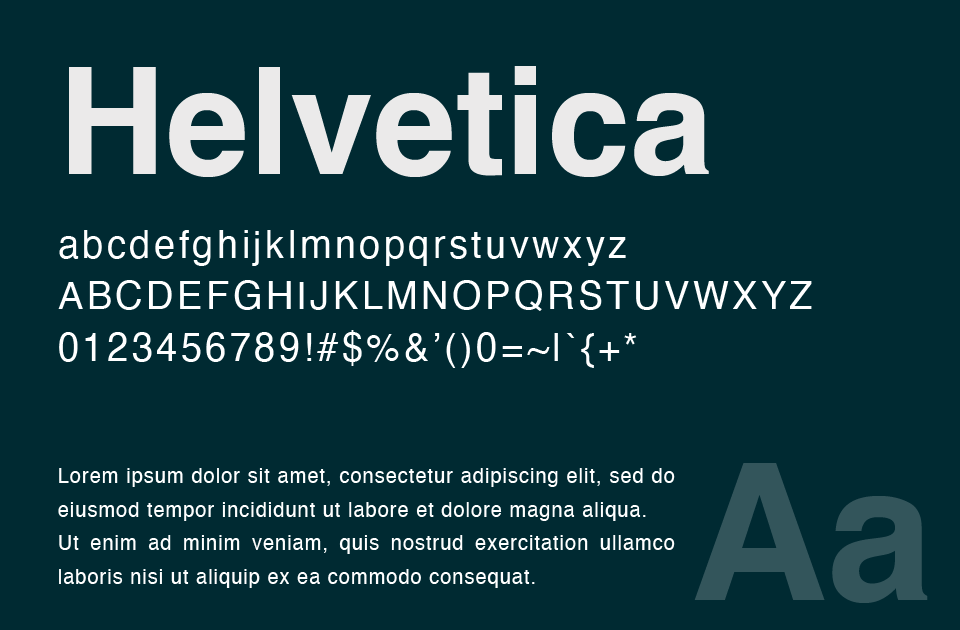 Helvetica（ヘルベチカ）